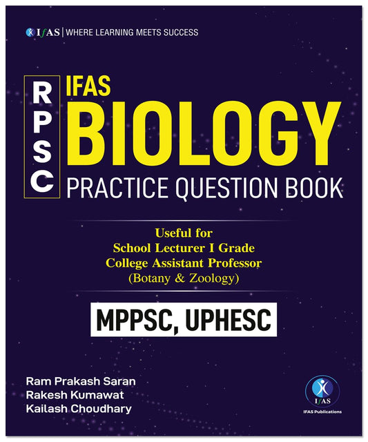 RPSC Biology Practice Question Book (Botany & Zoology) for MPPSC, UPHESC Topic wise sorted Solved Papers | Book For Assistant Professor RPSC Biology Exam