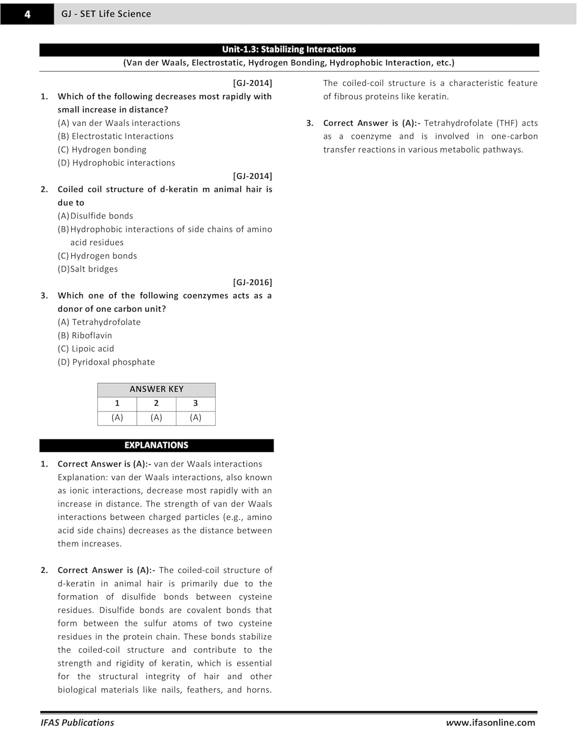 GJ SET Life Science PYQ Book 2025 Previous Year Solved Papers with 3 Mock Test Topic wise Sorted with Detailed Solutions