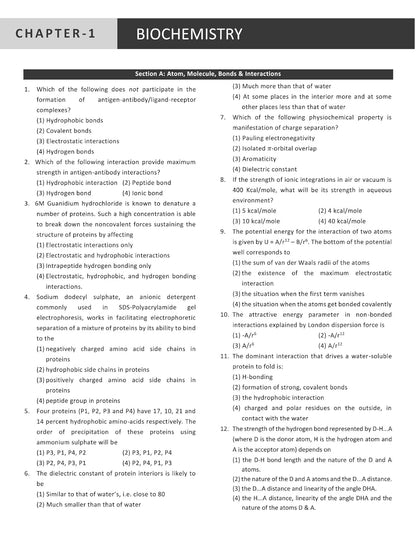 CSIR NET Applied & Objective Life Science [Section B & C] - Life Science Books for CSIR UGC NET, GATE, DBT, ICMR Exams - PYQs MCQ Questions with Answers