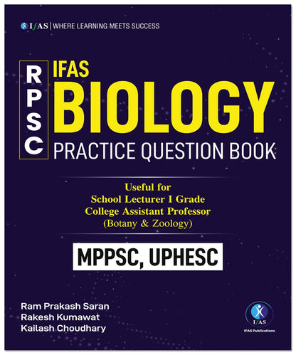 RPSC Biology Practice Question Book (Botany & Zoology) for MPPSC, UPHESC Topic wise sorted Solved Papers | Book For Assistant Professor RPSC Biology Exam