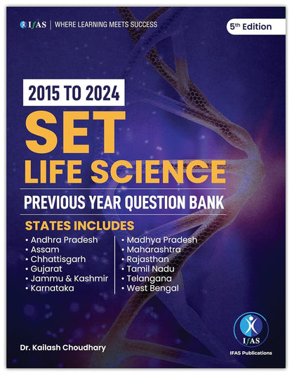 SET Life Science Previous Year Questions Book (2015-2024) All Set’s Previous Year Papers