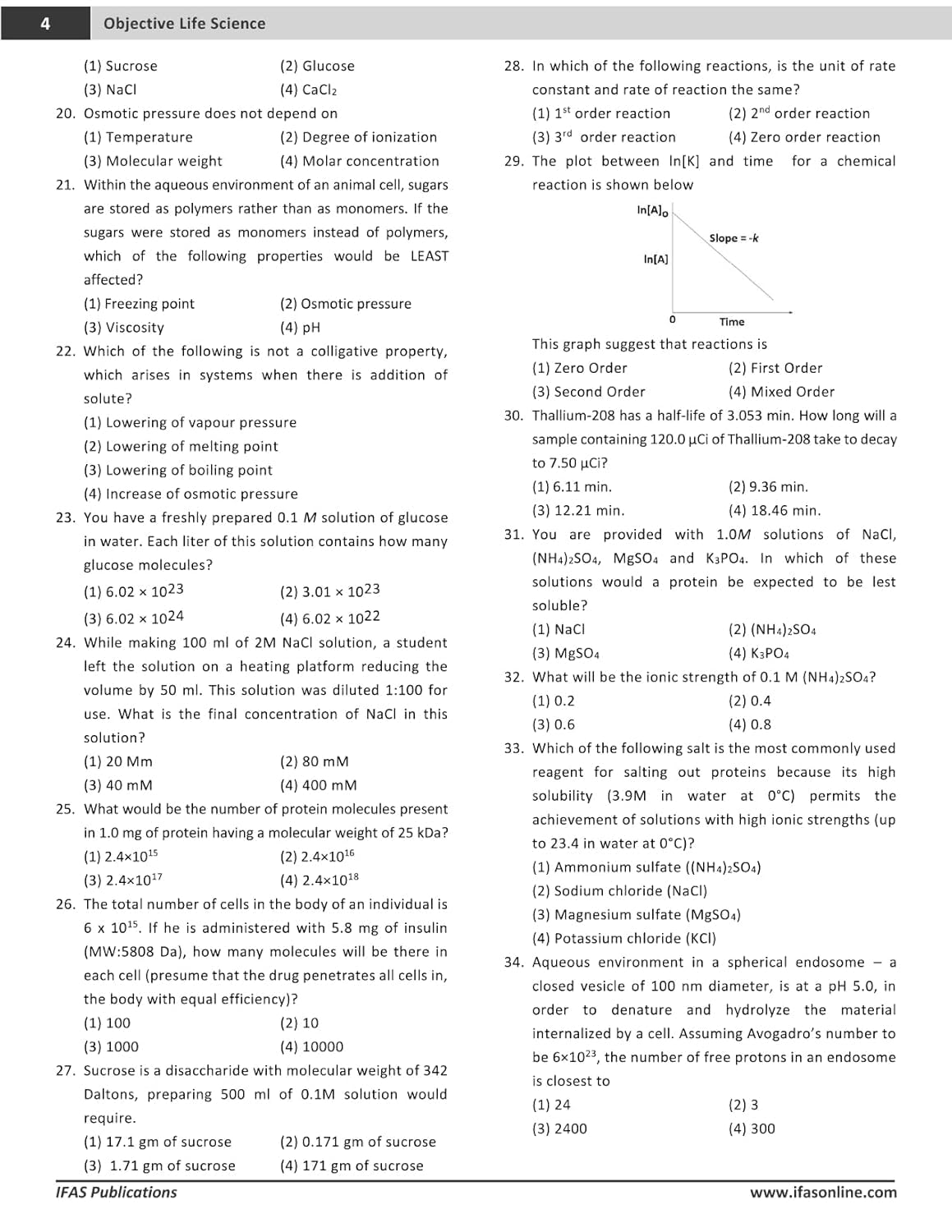 CSIR NET Applied & Objective Life Science [Section B & C] - Life Science Books for CSIR UGC NET, GATE, DBT, ICMR Exams - PYQs MCQ Questions with Answers