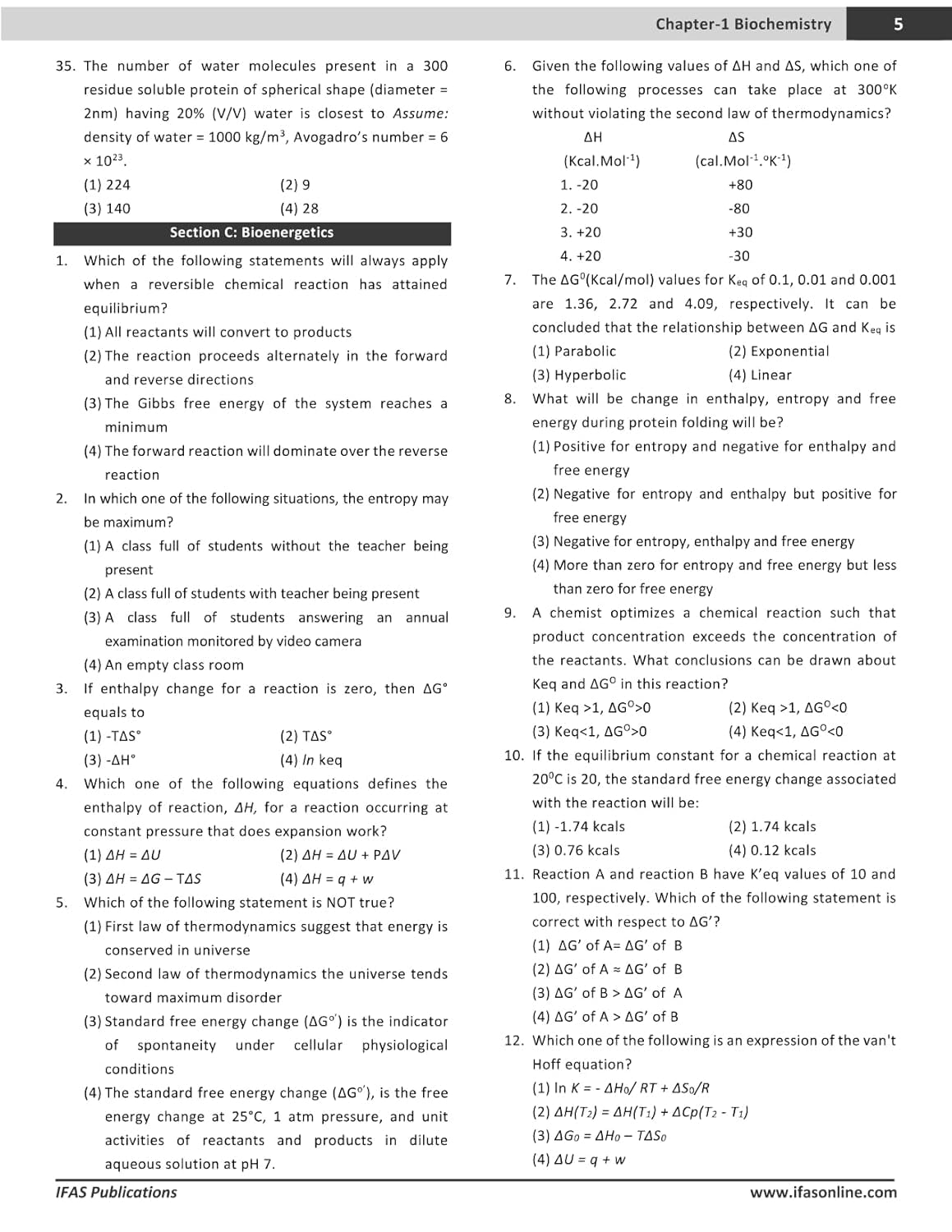 CSIR NET Applied & Objective Life Science [Section B & C] - Life Science Books for CSIR UGC NET, GATE, DBT, ICMR Exams - PYQs MCQ Questions with Answers