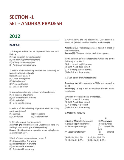 SET Life Science Previous Year Questions Book (2015-2024) All Set’s Previous Year Papers
