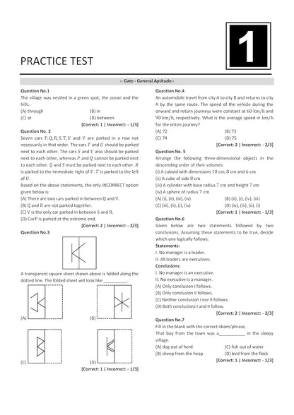 GATE General Aptitude Book 2026 Exam | Master Guide Book: Includes Theory, 500+ Practice Questions, 20 Model Test Papers and Updated GATE General Aptitude Book