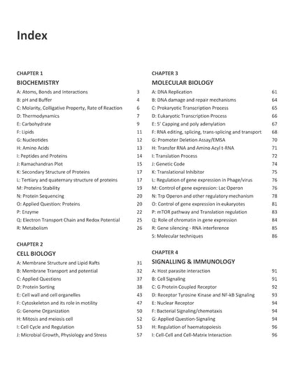 CSIR NET Applied & Objective Life Science [Section B & C] - Life Science Books for CSIR UGC NET, GATE, DBT, ICMR Exams - PYQs MCQ Questions with Answers