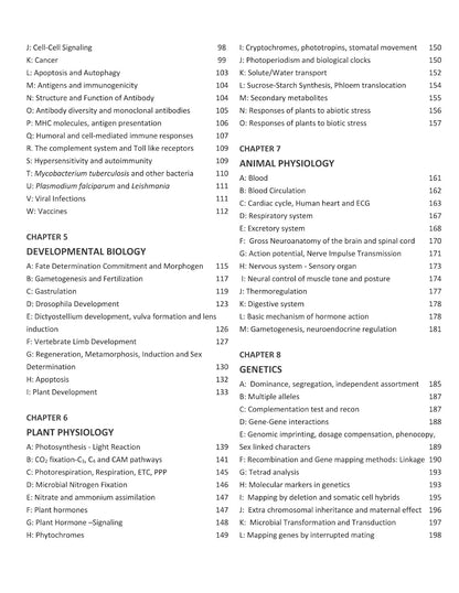CSIR NET Applied & Objective Life Science [Section B & C] - Life Science Books for CSIR UGC NET, GATE, DBT, ICMR Exams - PYQs MCQ Questions with Answers