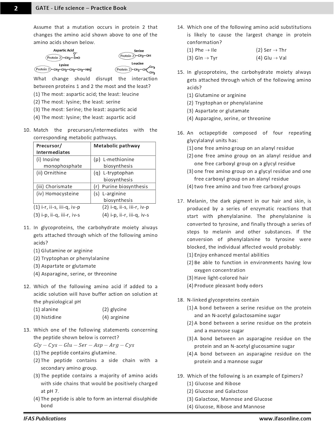 GATE Life Science Practice Questions Book -2000+ Most Probable Questions With Detailed Solutions Useful for gate Biochemistry, Botany, Zoology & Microbiology
