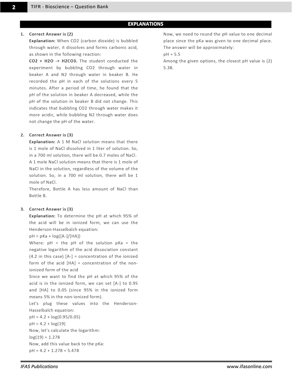 TIFR Biology (JGEEBILS Biological Science) Topic Wise Sorted Previous Year Questions Papers with Answers and Detailed Solutions | Useful for IIT JAM, GAT-B, CUET-PG, CSIR NET & GATE Examinations