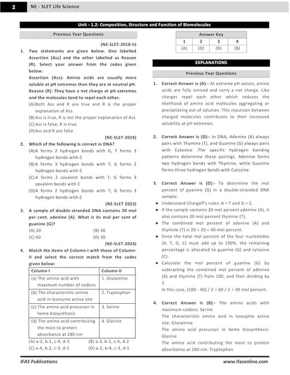 NE-SLET Life Science PYQ Book 2025 Previous Year Solved Papers (2018-2025) with 3 Mock Test Topic wise Sorted with Detailed Solutions