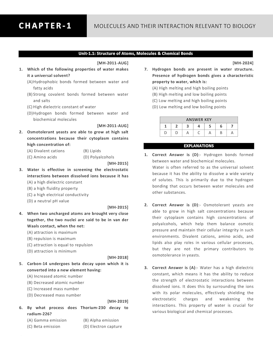 MH SET Life Science PYQ Book 2026 Previous Year Solved Papers with 3 Mock Test Topic wise Sorted with Detailed Solutions