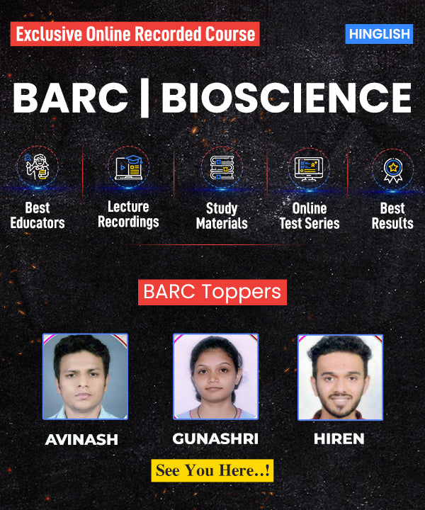 BARC BIOSCIENCE : RECORDED ONLINE COURSE (HINGLISH)