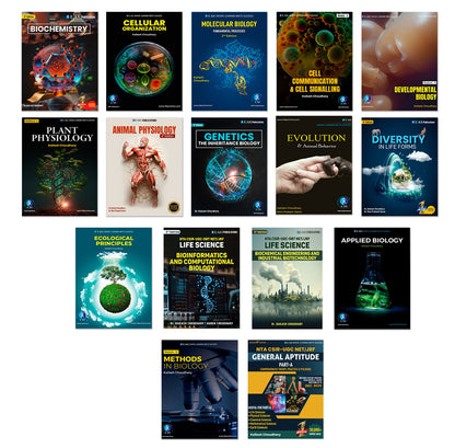 CSIR NET Life Science Books - Complete Study Materials with Theory & Practice Notes (16 Book Set) | Concept Books for NTA CSIR UGC NET/JRF, GATE Bioscience Examinations