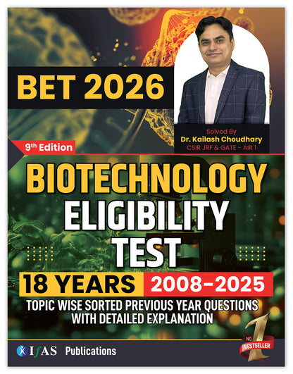 DBT JRF BET (Biotechnology Eligibility Test) Previous Year Questions with Detailed Explanations
