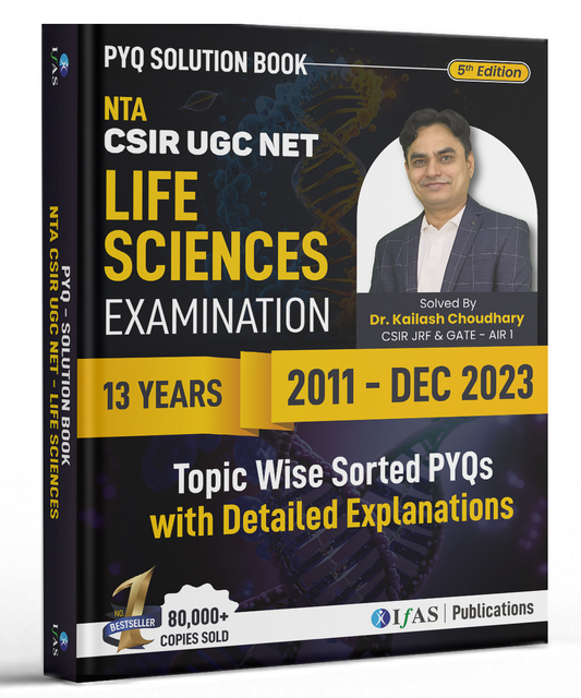 CSIR NET Life Science Previous Year Questions Papers with Answers and Detailed Solutions from 2011- 2023