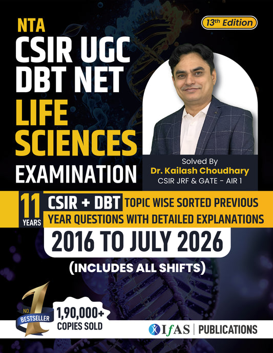 CSIR NET Life Science PYQ Book Previous Year Solved Papers with Detailed Solutions (2015 to June 2025)