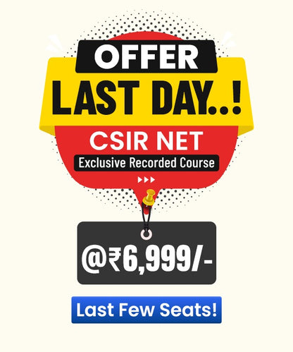 CSIR NET LIFE SCIENCES : RECORDED ONLINE COURSE (HINGLISH)