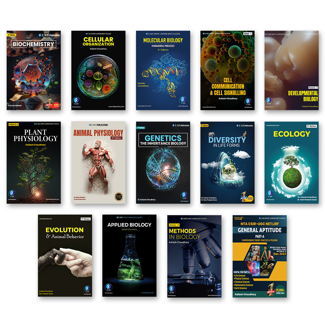 CSIR NET Life Science Books - Detailed Theory and Complete Study Materials (14 Books)